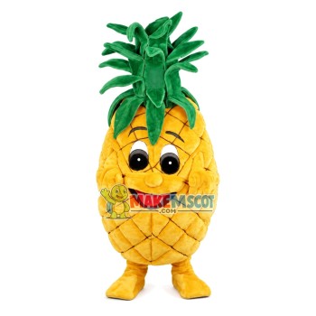 Peeled Fresh Pineapple Mascot Costume Peeled Fresh Pineapple Mascot Costume