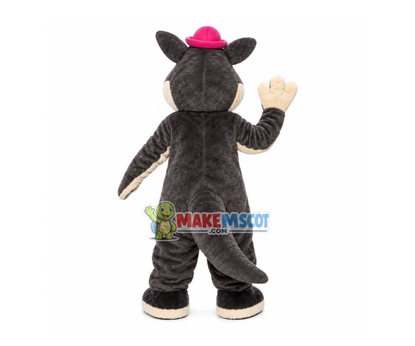Squirrel With Mushroom Mascot Costume Squirrel With Mushroom Mascot Costume