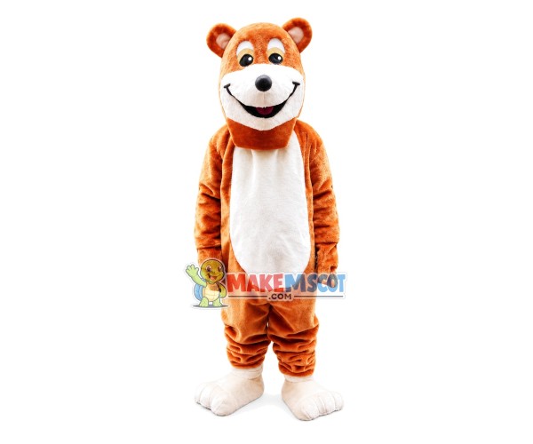 Soft Brown Bear Adult Mascot Costume Soft Brown Bear Adult Mascot Costume