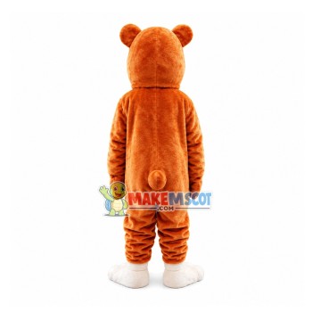 Soft Brown Bear Adult Mascot Costume Soft Brown Bear Adult Mascot Costume