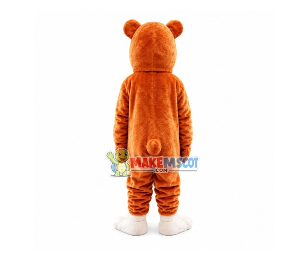Soft Brown Bear Adult Mascot Costume Soft Brown Bear Adult Mascot Costume