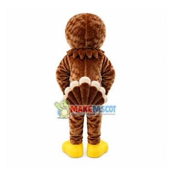 Large Brown Bird Mascot Costume