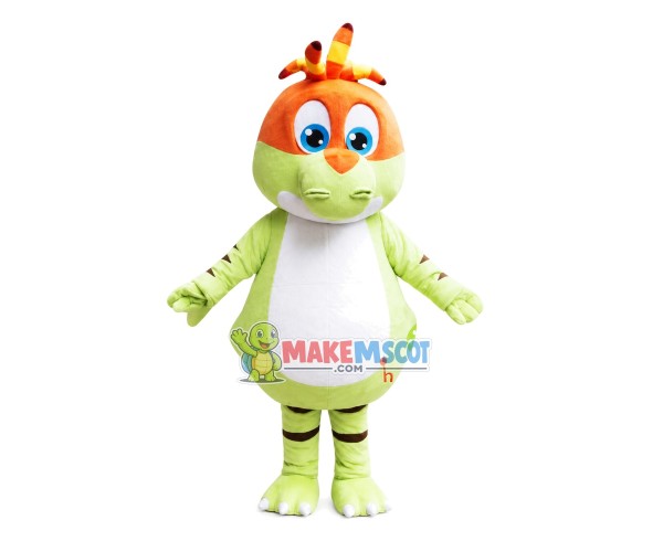 Light Green Small Dragon Mascot Costume Light Green Small Dragon Mascot Costume