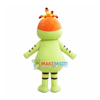 Light Green Small Dragon Mascot Costume Light Green Small Dragon Mascot Costume