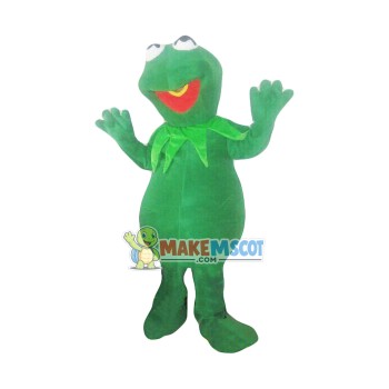 Laughing Adult Frog Mascot Costume