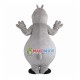 Doubtful Huge Hippo Mascot Costume Doubtful Huge Hippo Mascot Costume