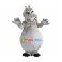 Doubtful Huge Hippo Mascot Costume