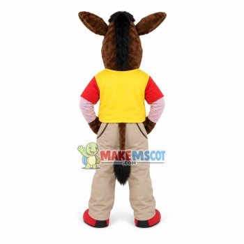 Leisurely Donkey Mascot Costume