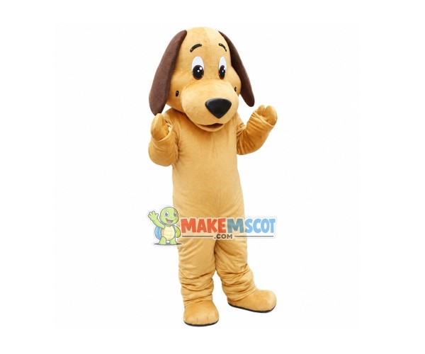 Well-behaved Gentle Dog Mascot Costume Well-behaved Gentle Dog Mascot Costume