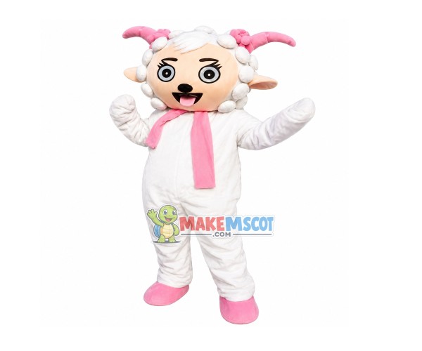 Pretty Tibbie Cartoon Mascot Costume Pretty Tibbie Cartoon Mascot Costume