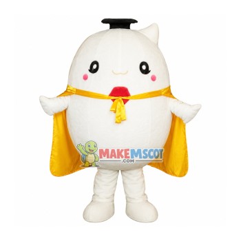 Doctor Duck Egg Cartoon Mascot Costume Doctor Duck Egg Cartoon Mascot Costume