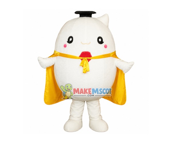 Doctor Duck Egg Cartoon Mascot Costume