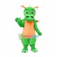 Green Dragon With Big Nostrils Mascot Costume Green Dragon With Big Nostrils Mascot Costume