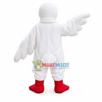 Soft Plush White Bird Mascot Costume Soft Plush White Bird Mascot Costume