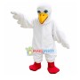 Soft Plush White Bird Mascot Costume