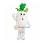 Healthy White Radish Mascot Costume