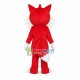 Lively Red Cat Mascot Costume