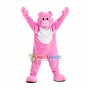 Excited Pink Pig Mascot Costume