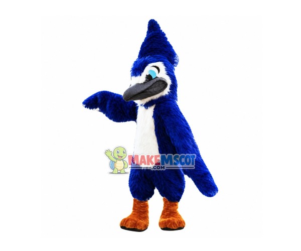 Blue Bird Long Fur Mascot Costume Blue Bird Long Fur Mascot Costume