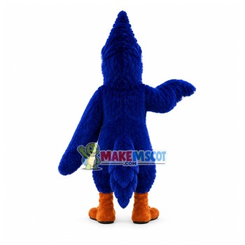 Blue Bird Long Fur Mascot Costume Blue Bird Long Fur Mascot Costume