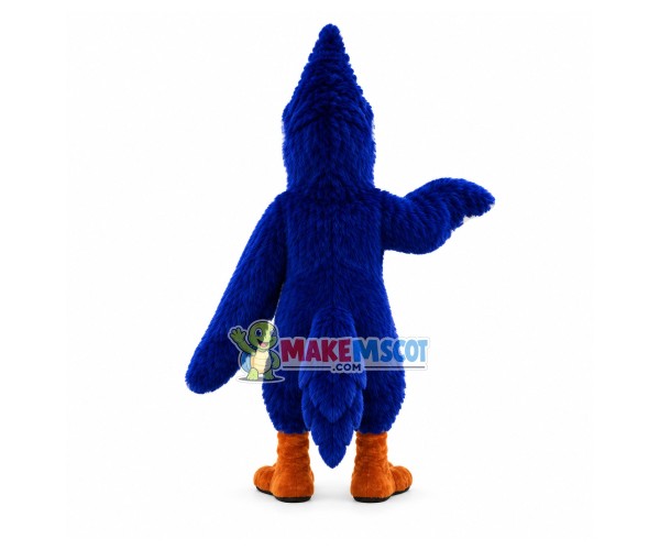 Blue Bird Long Fur Mascot Costume Blue Bird Long Fur Mascot Costume