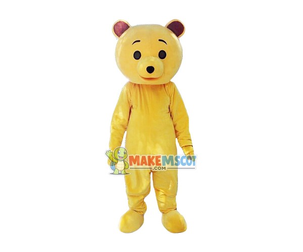 Pure Color Winnie The Pooh Mascot Costume Pure Color Winnie The Pooh Mascot Costume