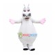 Second Version White Hippo Mascot Costume Second Version White Hippo Mascot Costume