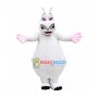 Second Version White Hippo Mascot Costume