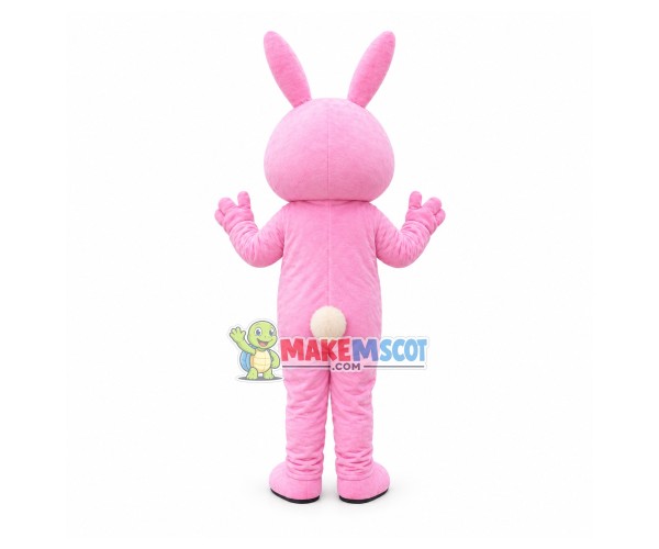 Red Eyes Rabbit Adult Mascot Costume Red Eyes Rabbit Adult Mascot Costume