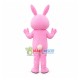 Red Eyes Rabbit Adult Mascot Costume Red Eyes Rabbit Adult Mascot Costume