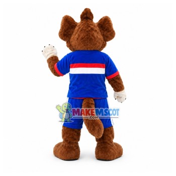 Booing Furry Hound Mascot Costume