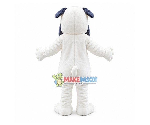 Ferocious White Bulldog Mascot Costume Ferocious White Bulldog Mascot Costume