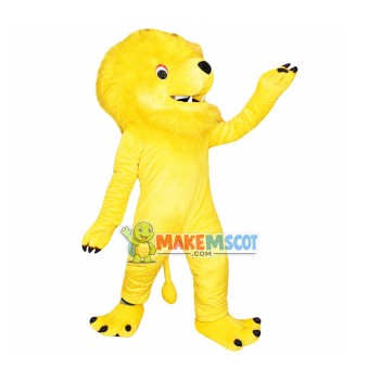 Carnival Yellow Lion Mascot Costume Carnival Yellow Lion Mascot Costume