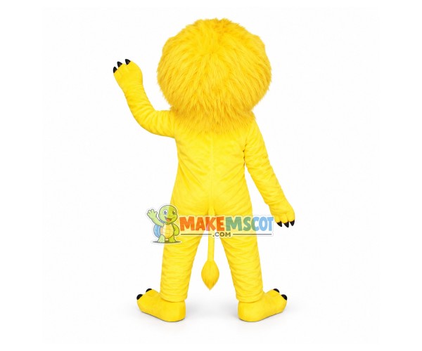Carnival Yellow Lion Mascot Costume Carnival Yellow Lion Mascot Costume