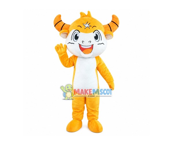 Laughing Star Calf Mascot Costume