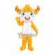 Laughing Star Calf Mascot Costume Laughing Star Calf Mascot Costume