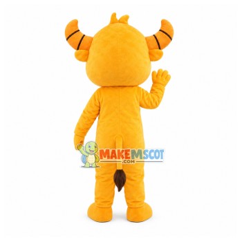 Laughing Star Calf Mascot Costume Laughing Star Calf Mascot Costume