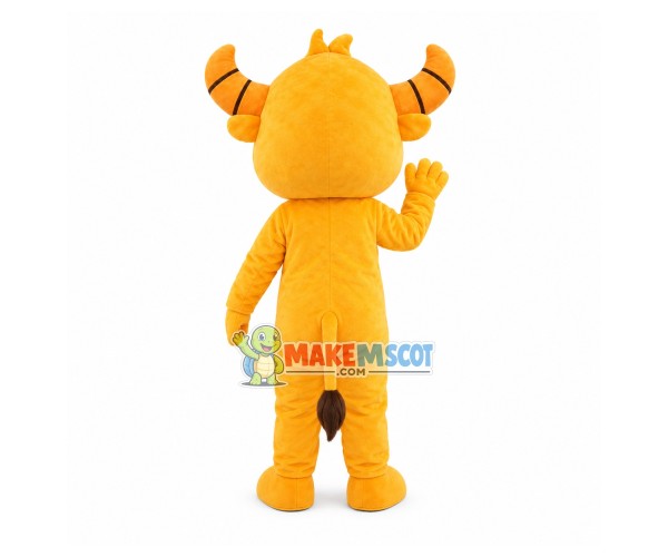 Laughing Star Calf Mascot Costume Laughing Star Calf Mascot Costume