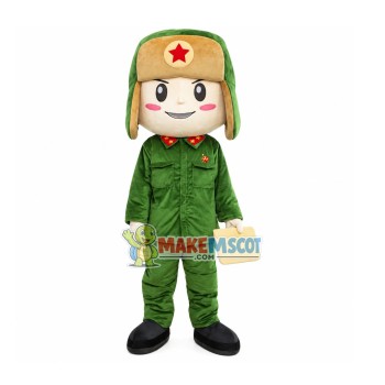 The Most Beautiful Soldier Lei Feng Mascot Costume