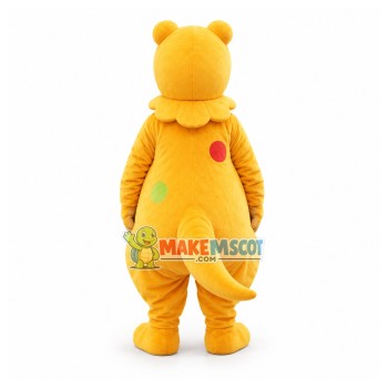 Orange Dragon Mascot Adult Costume Orange Dragon Mascot Adult Costume