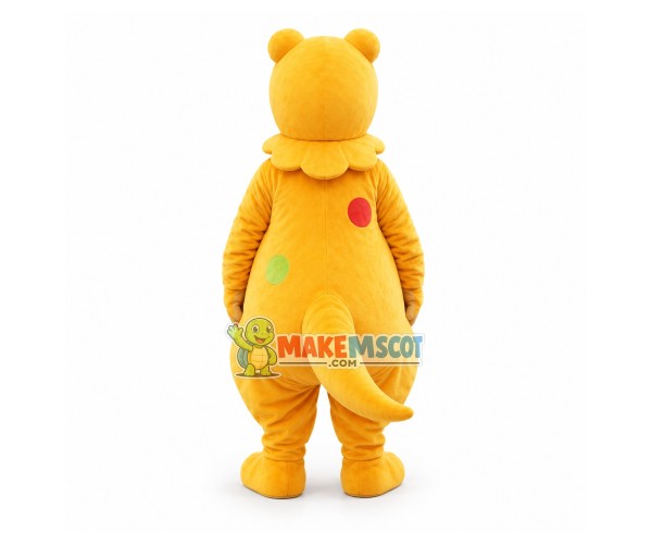 Orange Dragon Mascot Adult Costume Orange Dragon Mascot Adult Costume