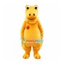 Orange Dragon Mascot Adult Costume