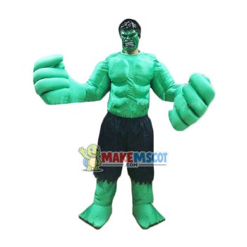 Power Muscle Hulk Mascot Costume