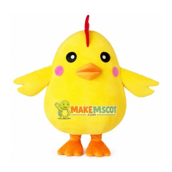 Little Chicken Cartoon Mascot Costume Little Chicken Cartoon Mascot Costume