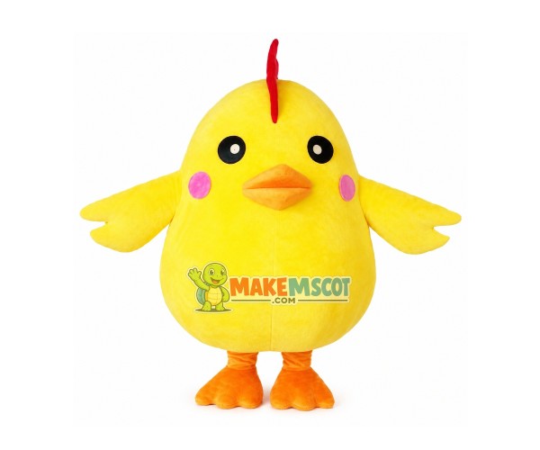 Little Chicken Cartoon Mascot Costume Little Chicken Cartoon Mascot Costume