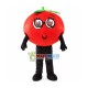Transparent Eyes Cartoon Tomato Mascot Costume Transparent Eyes Cartoon Tomato Mascot Costume