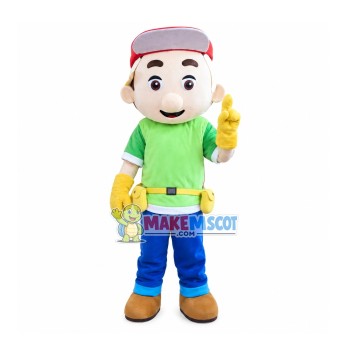 Dedicated Repair Staff Mascot Costume Dedicated Repair Staff Mascot Costume