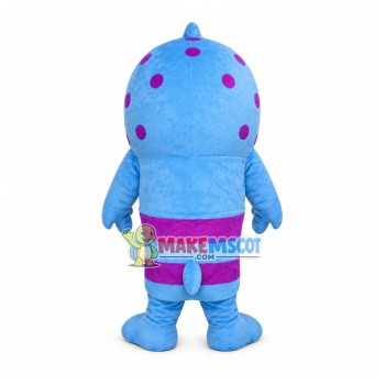 Purple Spotted Ugly Catfish Mascot Costume