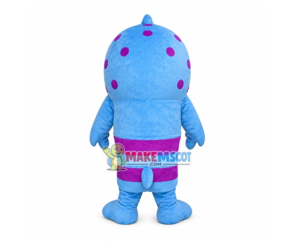 Purple Spotted Ugly Catfish Mascot Costume
