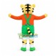 Young Tiger With Green Shorts Mascot Costume Young Tiger With Green Shorts Mascot Costume